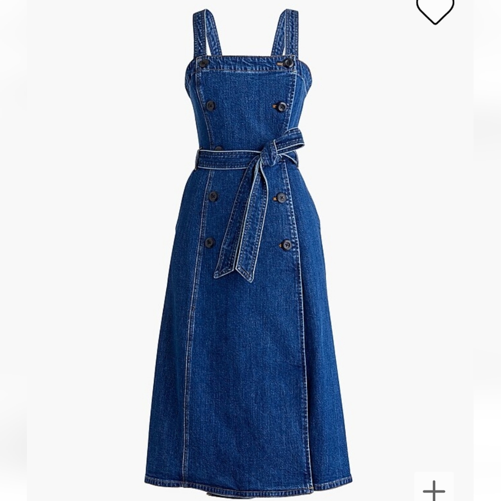 Jcrew Denim Trench dress